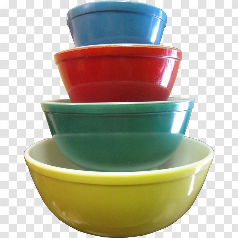 Pyrex Bowl Color Glass Green - Kitchenware Transparent PNG