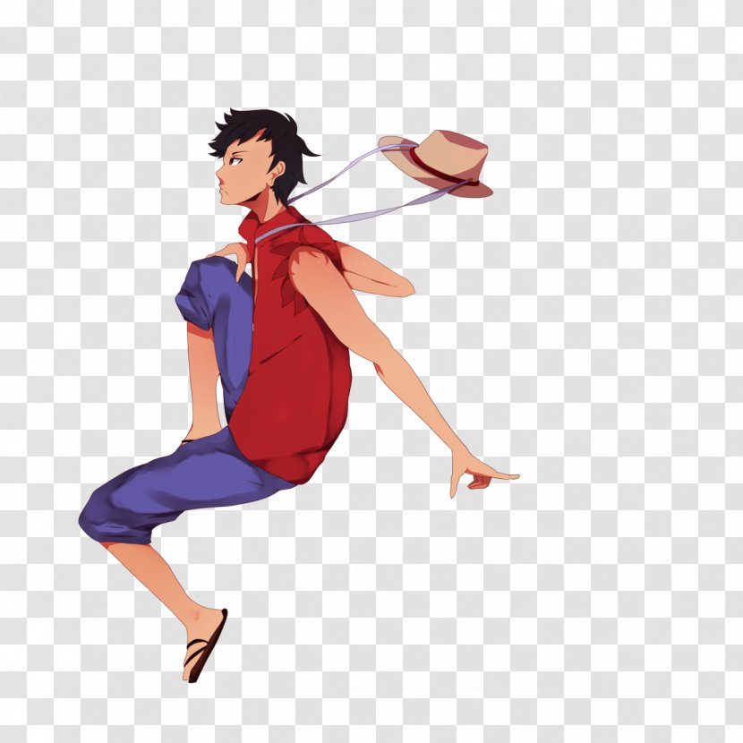 Monkey D. Luffy Drawing Art Character - Flower Transparent PNG