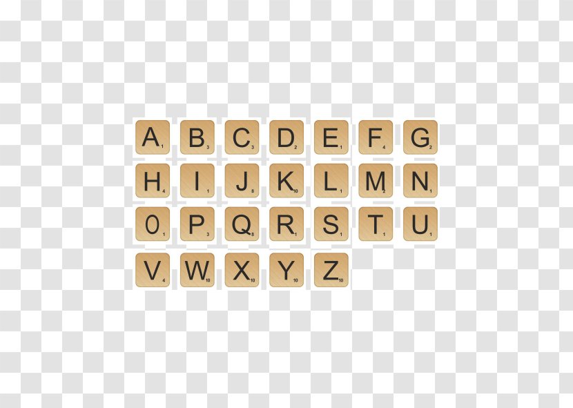 Scrabble Letter Distributions Game İsim-şehir - Tiles Transparent PNG