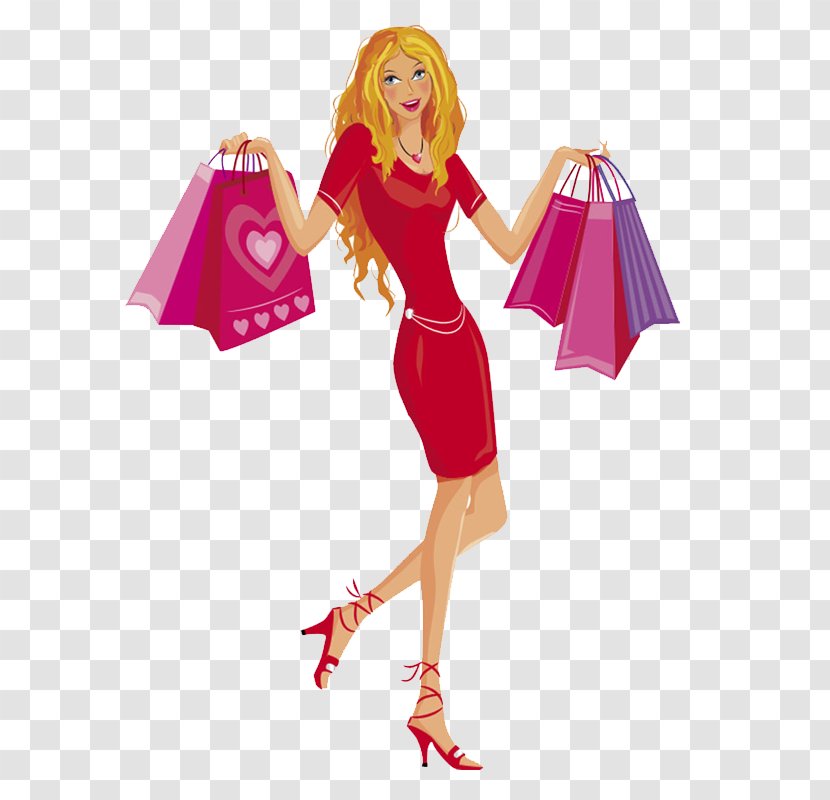 Shopping Stock Photography Woman Illustration - Watercolor Transparent PNG