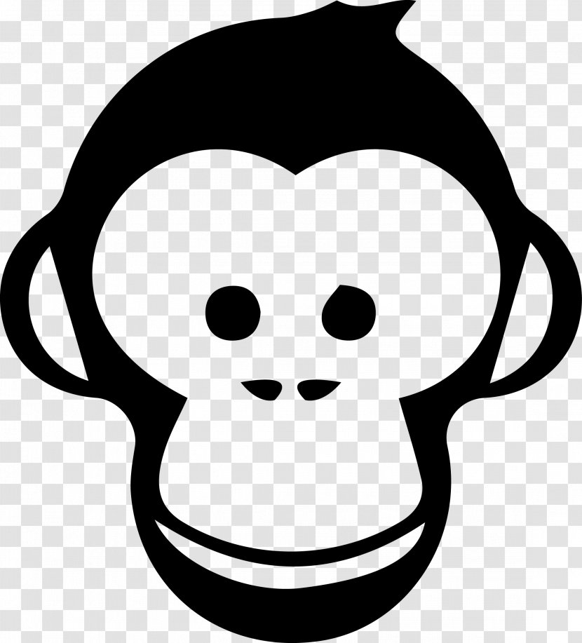 Logo Chimpanzee Monkey Ape - Smile - Public Identification Transparent PNG