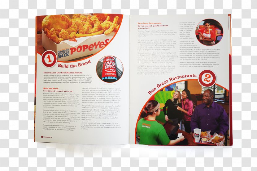 Fast Food Popeyes Annual Report - Advertising Transparent PNG