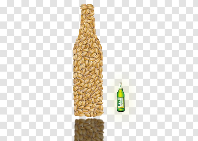Free Beer Bottle - Advertising - Creative Wheat Transparent PNG