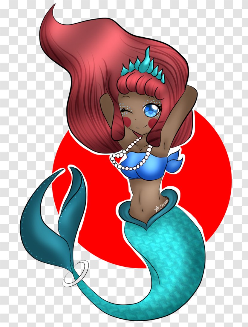 Mermaid Art Clip - Heart Transparent PNG