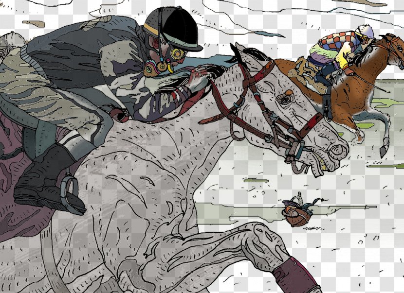Horse Illustration - Art - Rider Transparent PNG