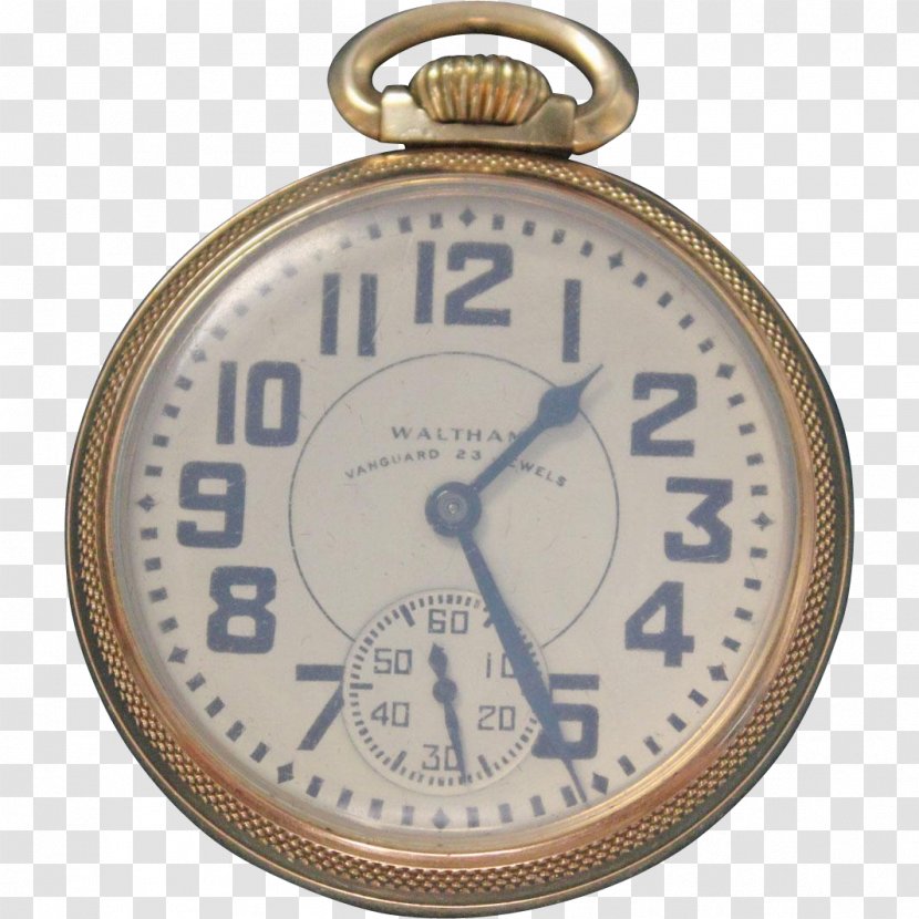 Waltham Watch Company Pocket Railroad Chronometer - Hamilton Transparent PNG
