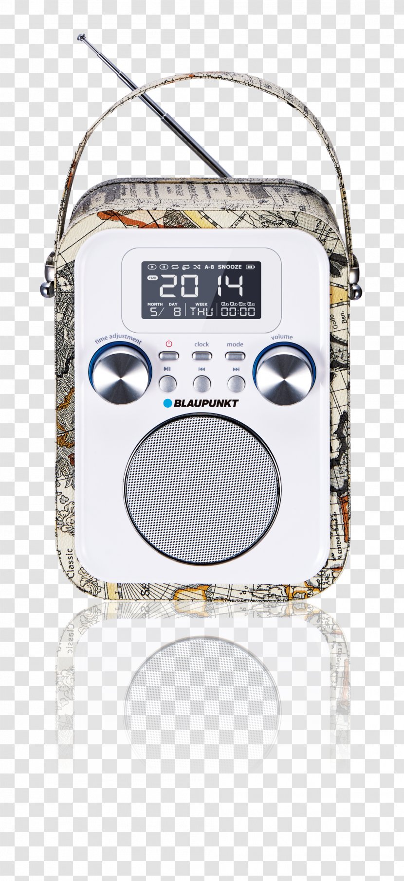 BLAUPUNKT PP12WH Radio FM Broadcasting - Phaselocked Loop - Stereo European Wind Frame Transparent PNG