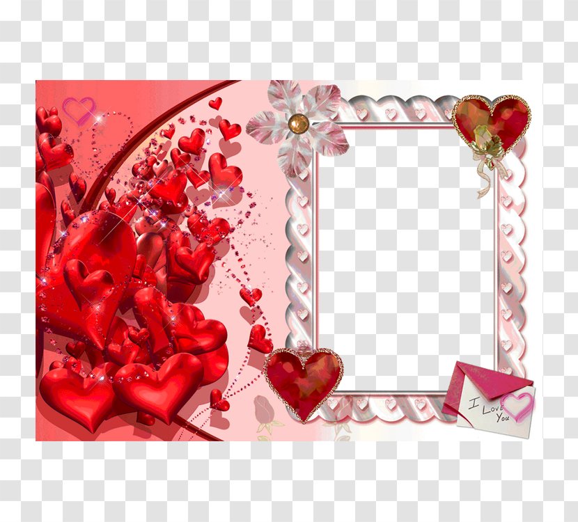 Love Photo Frames Picture Frame Film Valentines Day - Rose Transparent PNG