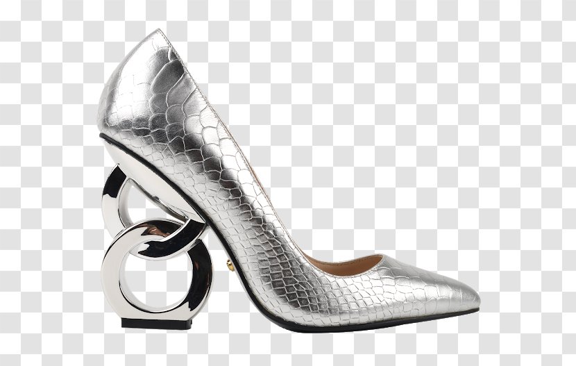 Silver Shoe - Design Transparent PNG