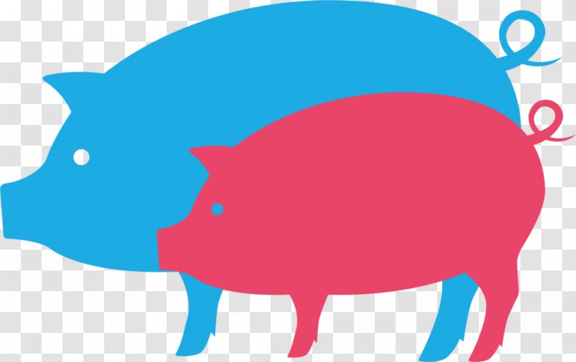 Piglet Silhouette - Cartoon - Pig Transparent PNG