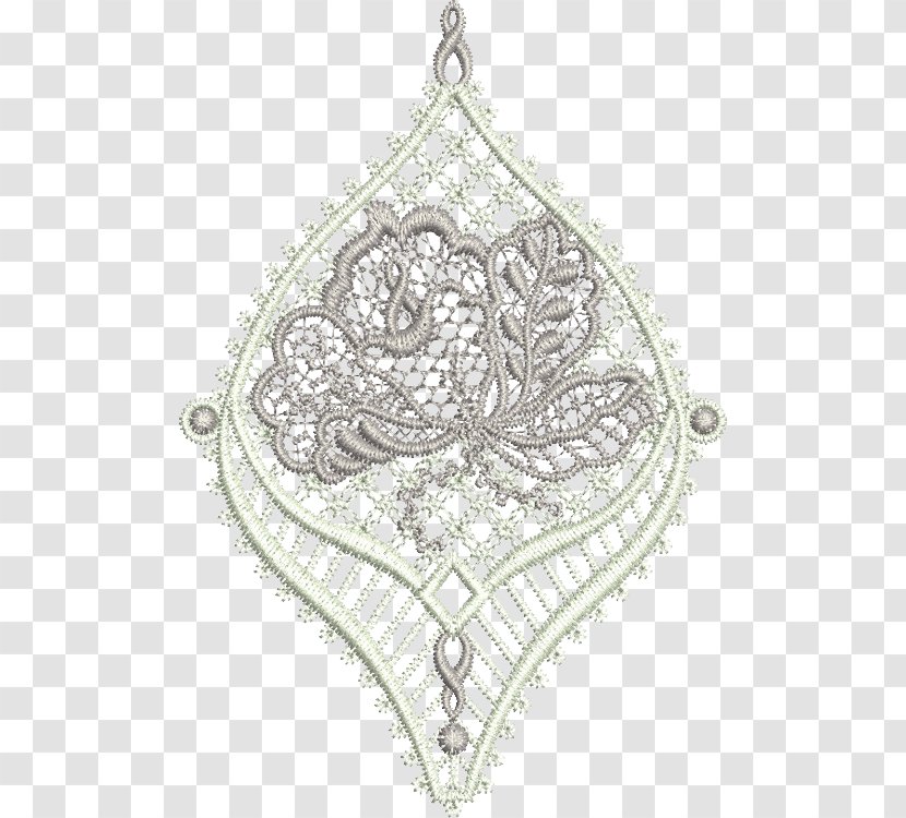 Machine Embroidery Cutwork Lace Pattern - Classical Transparent PNG