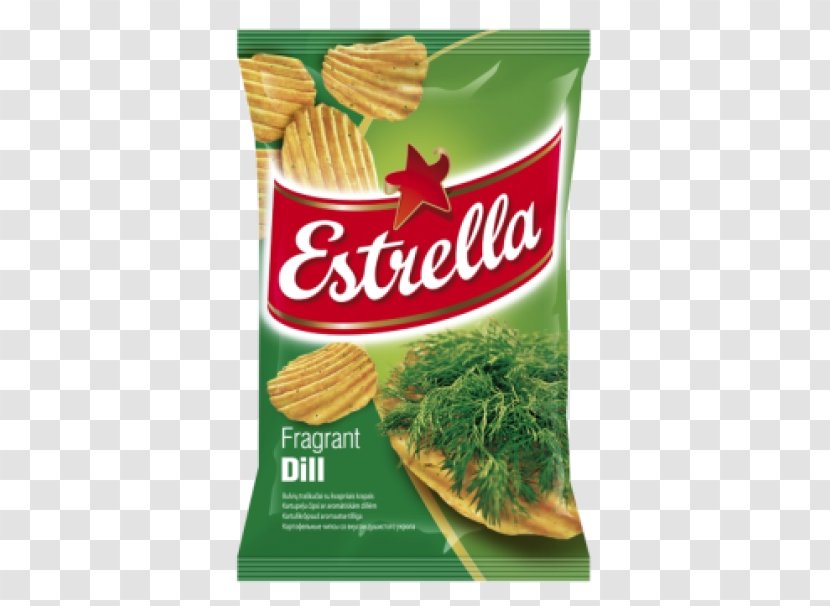 Potato Chip Sour Cream Vegetarian Cuisine Flavor - Estrella - Onion Transparent PNG
