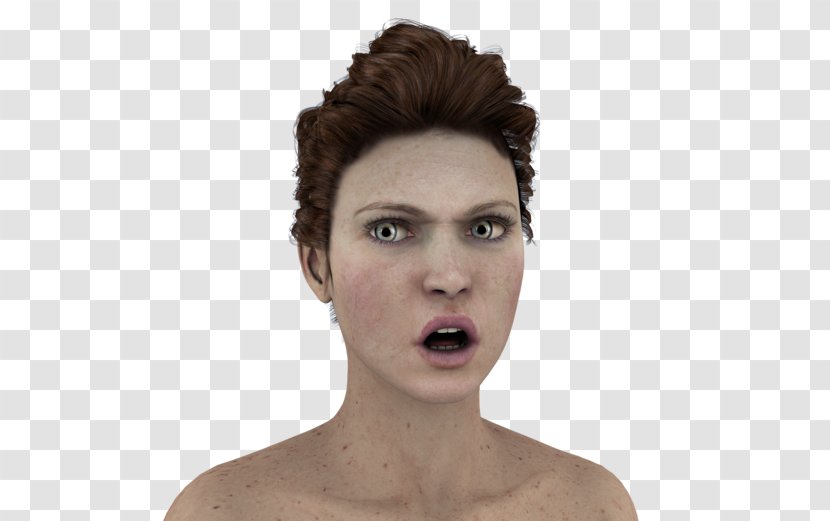 Eyebrow Facial Expression Disgust Surprise Anger - Face - The Short Hair That Is Surprised By Mouths Of Transparent PNG