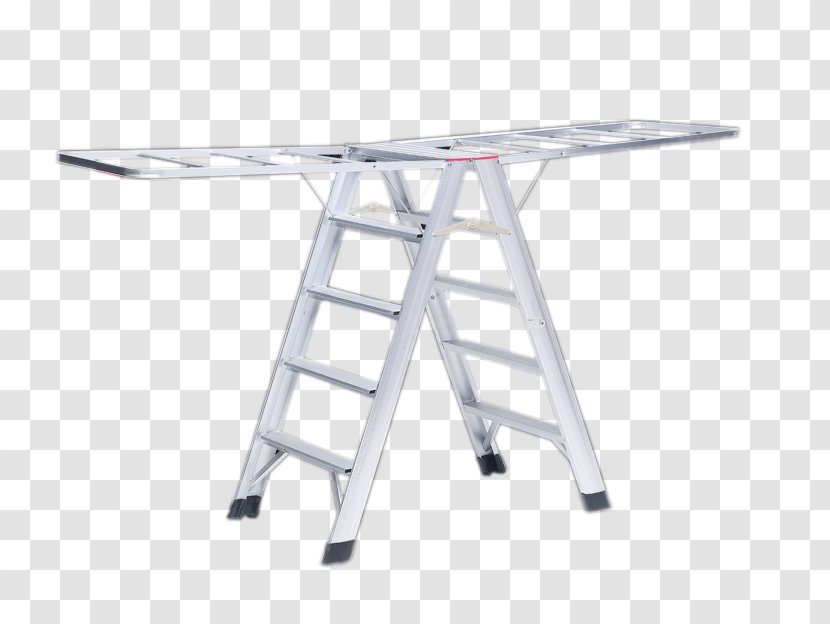 Clothes Hanger Horse Aluminium - Airfoil - Dual Folding Wing Landing Drying Racks Aluminum Step Ladder Transparent PNG