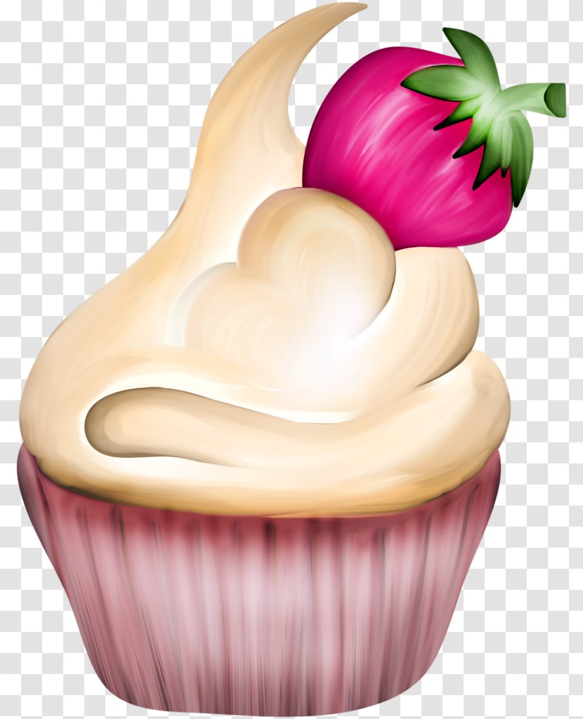 Cupcake American Muffins Bakery Cakery - Pink - Sweet Appleberry Crumble Transparent PNG