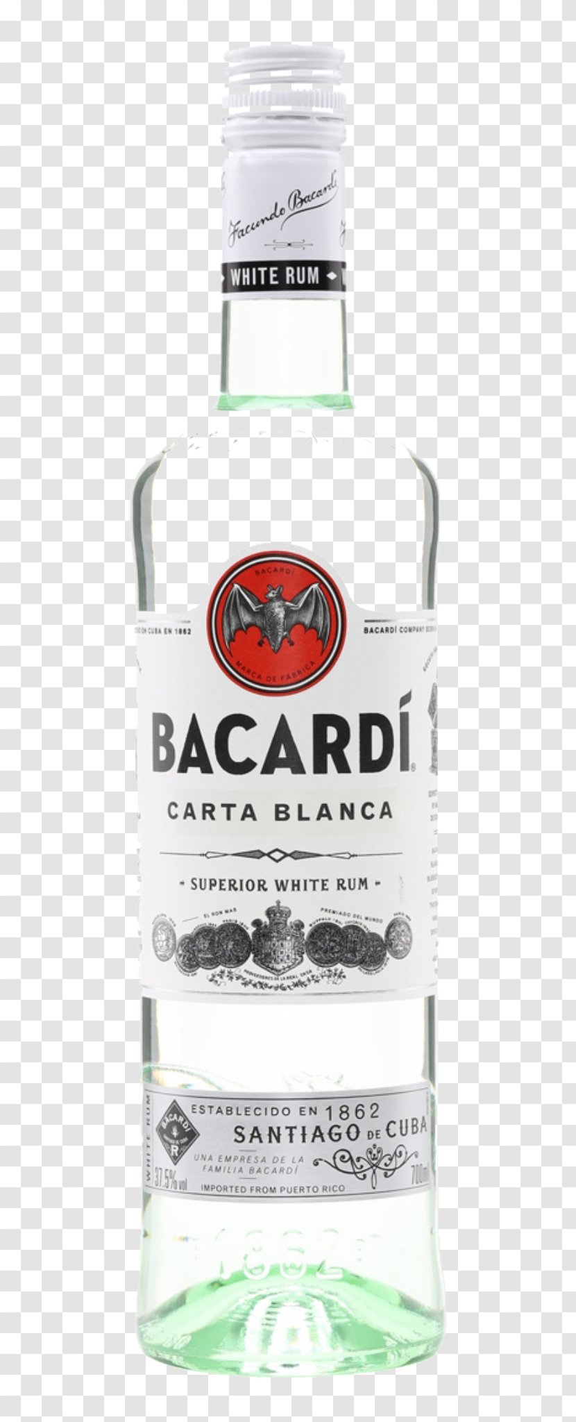 Bacardi Superior Light Rum Breezer Liquor - Cocktail Transparent PNG