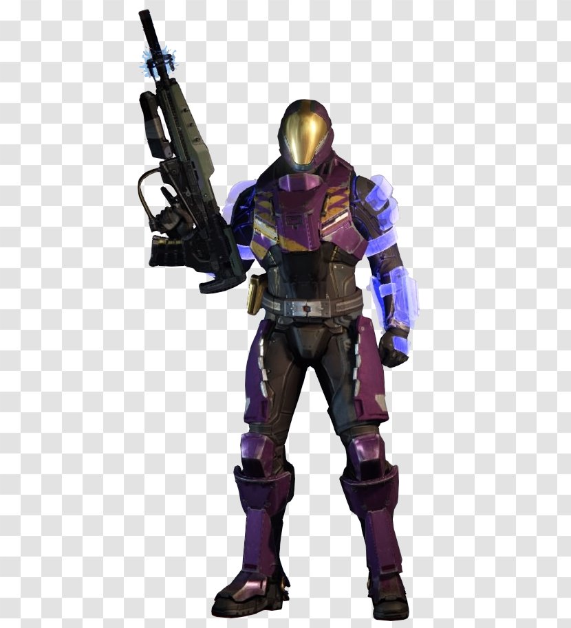 Mercenary Character Purple Armour Fiction - Destiny Titan Transparent PNG
