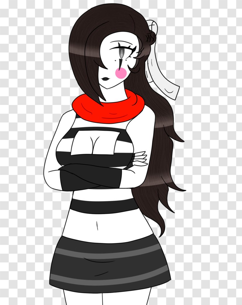 Mime Artist Drawing Woman - Flower Transparent PNG