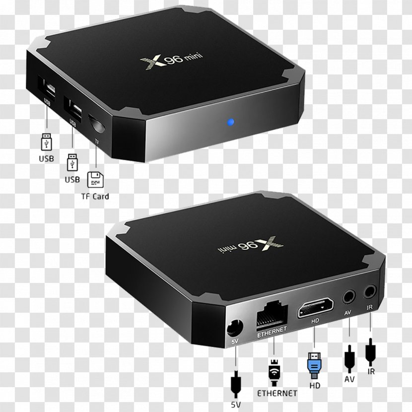 Amlogic High Efficiency Video Coding Set-top Box Android TV Multi-core Processor - Electronic Device Transparent PNG