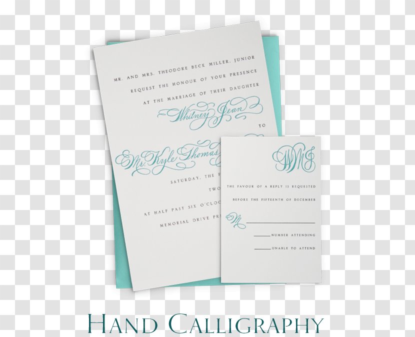 Wedding Invitation Convite Turquoise Font Transparent PNG