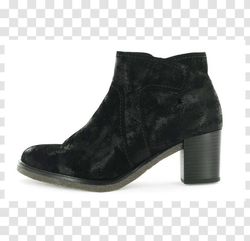 Boot Shoe Suede Black Heel - Buffalo Transparent PNG