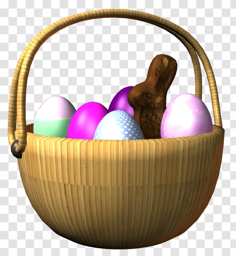 Graphic Design Basket Easter Egg - Food Transparent PNG