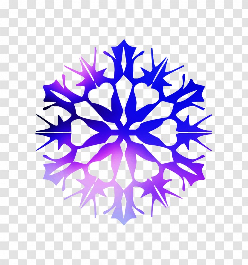 Snowflake Clip Art Image - Black - Christmas Ornament Transparent PNG