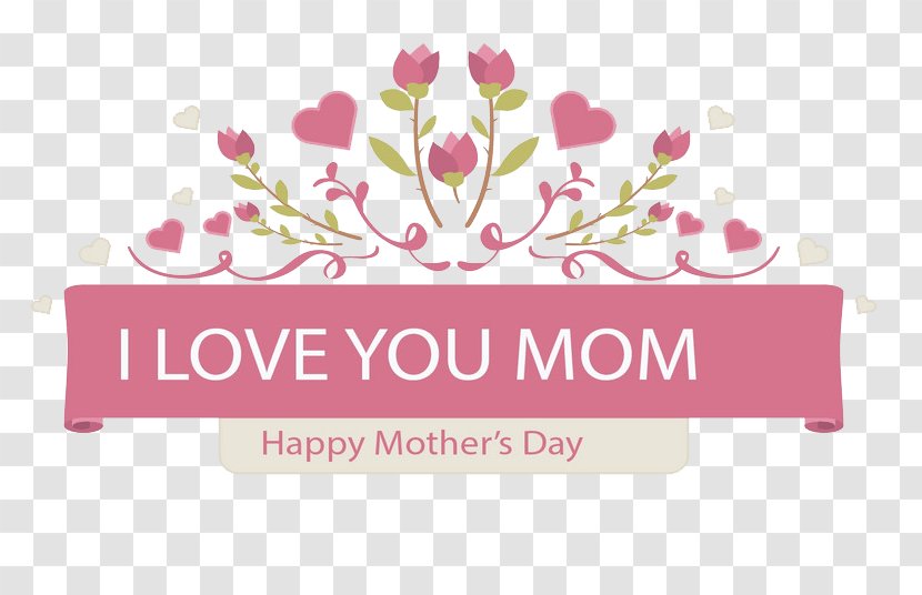 Mother - Petal - I Love You Mom Transparent PNG