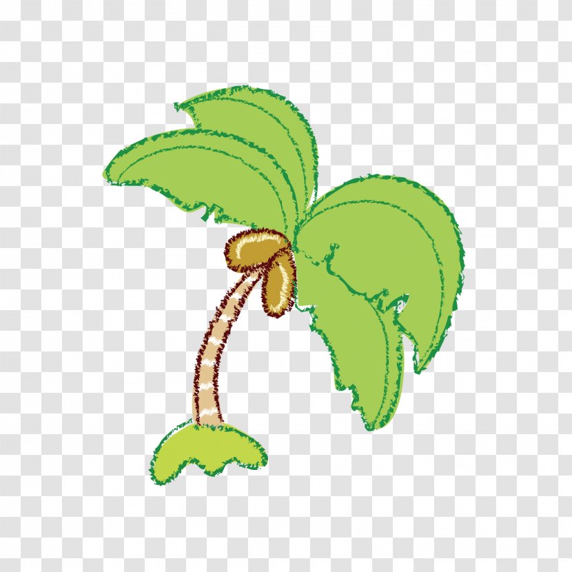 Coconut Image Clip Art Illustration - Plant Stem - Green Hay Transparent PNG