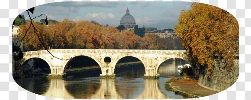 Tiber Janiculum Arch Bridge Piazzale Caffarelli - Stock Photography Transparent PNG