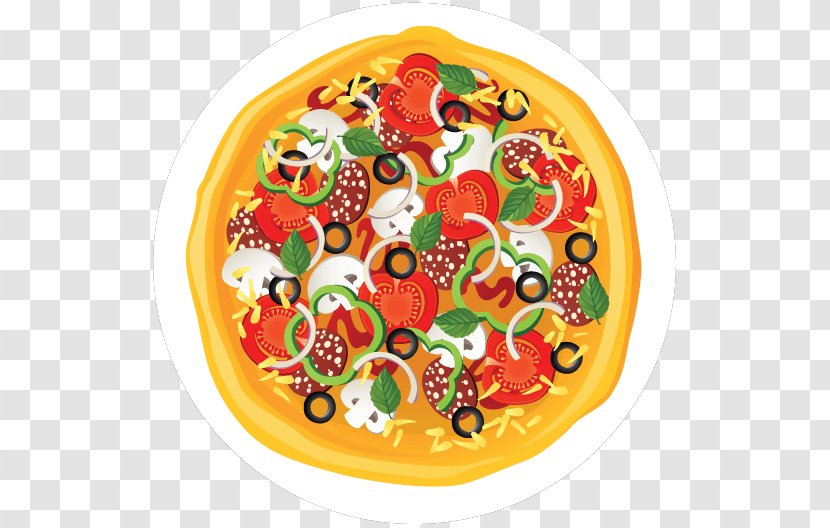 Sicilian Pizza Italian Cuisine Restaurant - Dish Transparent PNG