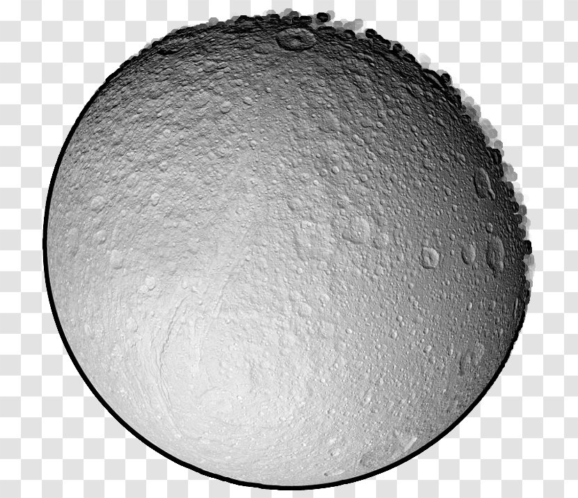 South Pole Tethys Moons Of Saturn Stocktrek Images Sphere - Geographical Transparent PNG