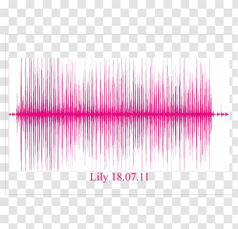 Pink Magenta Violet - Sound Wave Transparent PNG