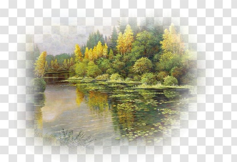 Landscape Painting The Art Of Oil - Ecosystem Transparent PNG