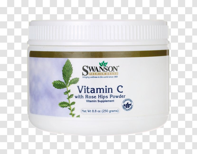 Dietary Supplement Ascorbic Acid Vitamin Sodium Ascorbate Swanson Health Products - Cream - Rosehips Transparent PNG