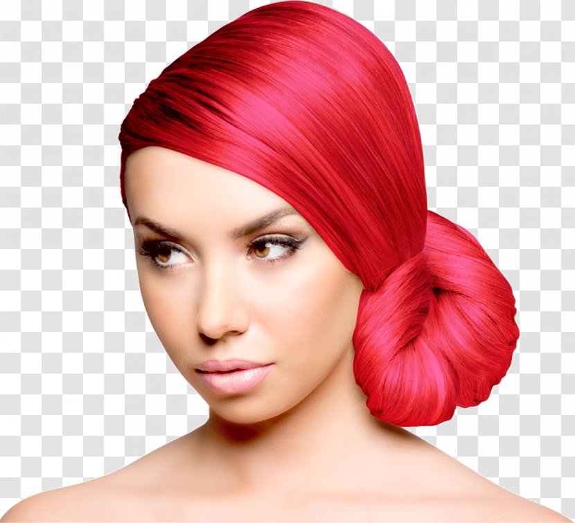 Hair Coloring Electric Blue Red - Dye Transparent PNG