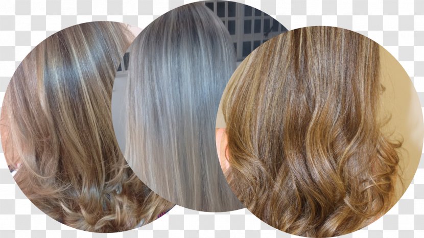 Long Hair Coloring Brown - Layered Transparent PNG