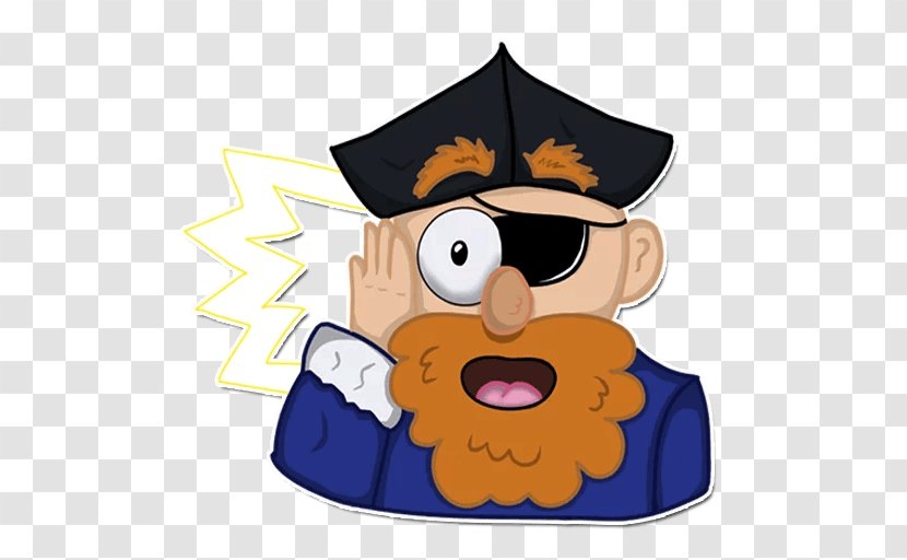 Telegram Sticker Piracy Viber Clip Art - Blackbeard Wallpaper Transparent PNG