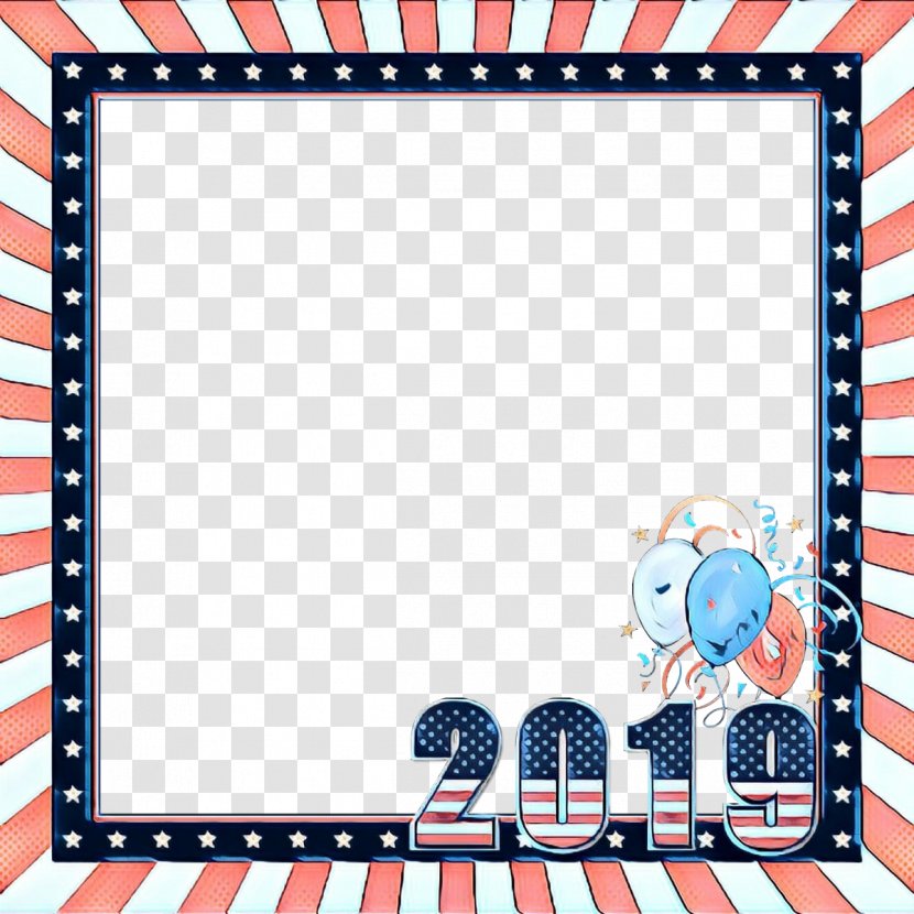 Fourth Of July Background - Picture Frame - Rectangle Transparent PNG