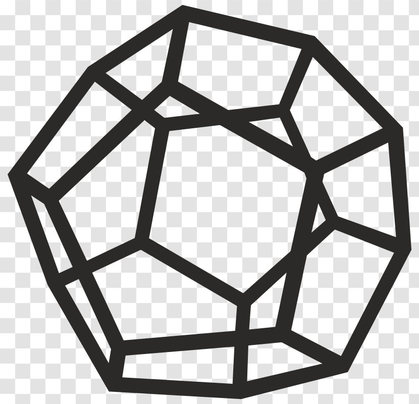 Augmented Dodecahedron Platonic Solid Geometry Clip Art - Symbol Transparent PNG
