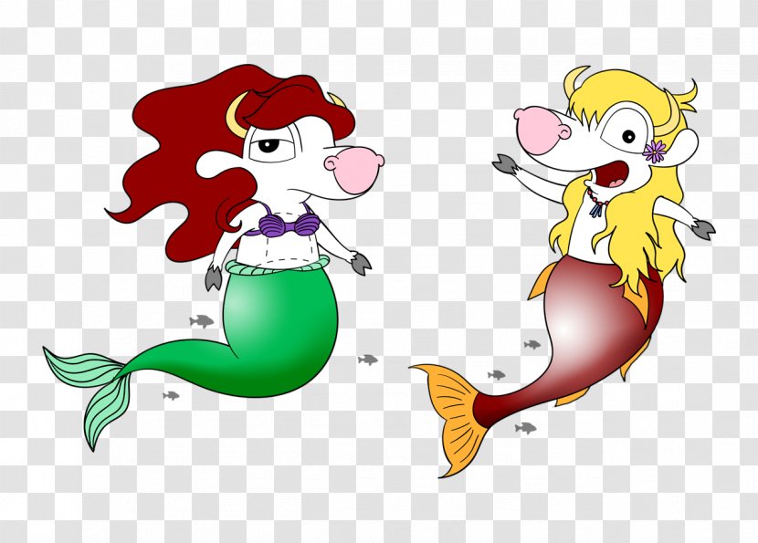 Mermaid Vertebrate The Walt Disney Company Clip Art - Little Transparent PNG