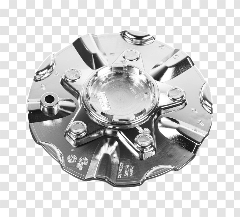 Silver Wheel - Metal - Center Cap Transparent PNG