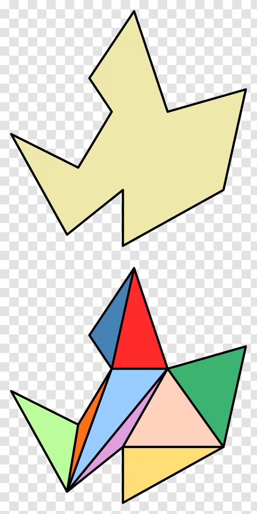 Area Polygon Triangulation Triangle Regular Transparent PNG