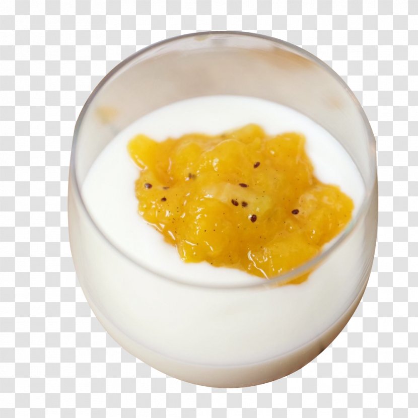 Ice Cream Tea Milk Yogurt Drink - Food - Mango In Transparent PNG