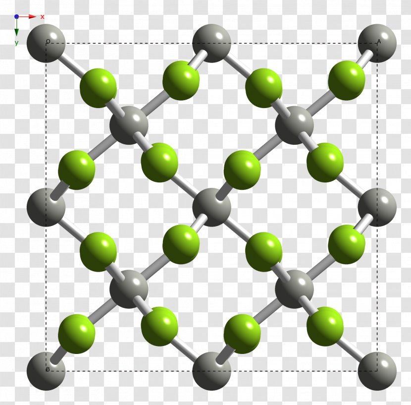 Palladium Tetrafluoride Palladium(II,IV) Fluoride Fluorine Crystal Structure - Green - Selenium Transparent PNG