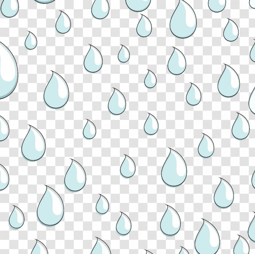 Turquoise Angle Pattern - Frame - Water Droplets Background Transparent PNG