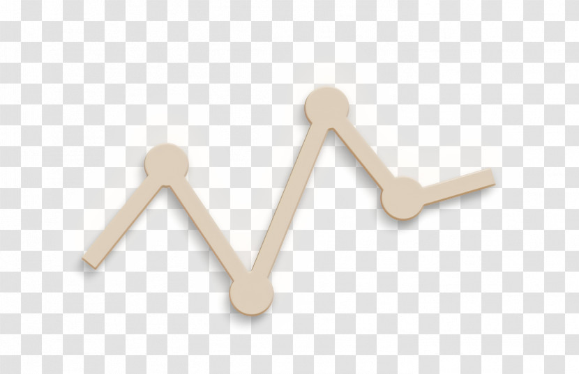 Business Icon Analysis Of Business Statistics In A Line Graphic With Points Icon Line Icon Transparent PNG