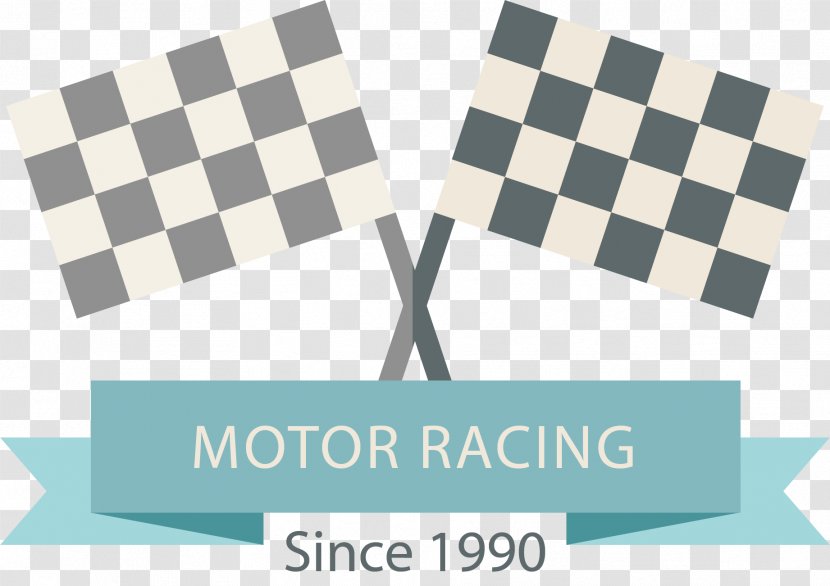 Formula One Car Auto Racing Flags Drapeau Xe0 Damier - Text - Vector Color Creative Flag Transparent PNG