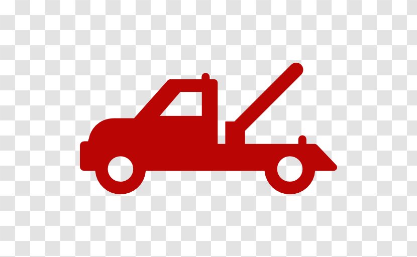 Car Towing Tow Truck Roadside Assistance Automobile Repair Shop - Red Transparent PNG