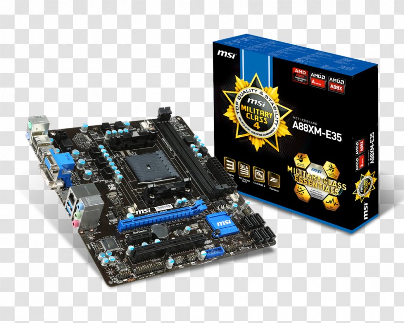 Socket FM2+ Motherboard Micro-Star International ATX - Microatx - Sibu Transparent PNG